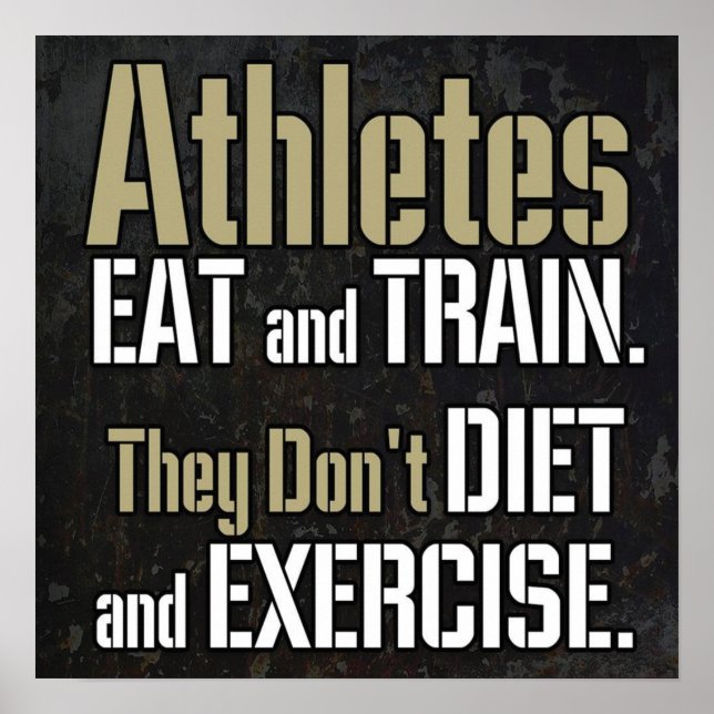 Workout Motivational Poster (Front)