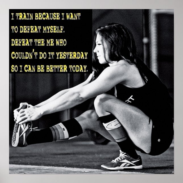 Workout Motivational Poster (Front)