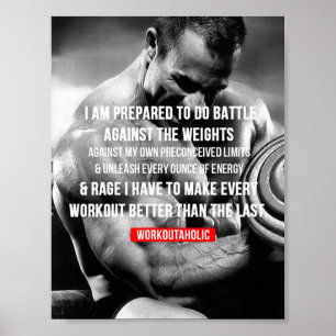 Workout Motivational Poster