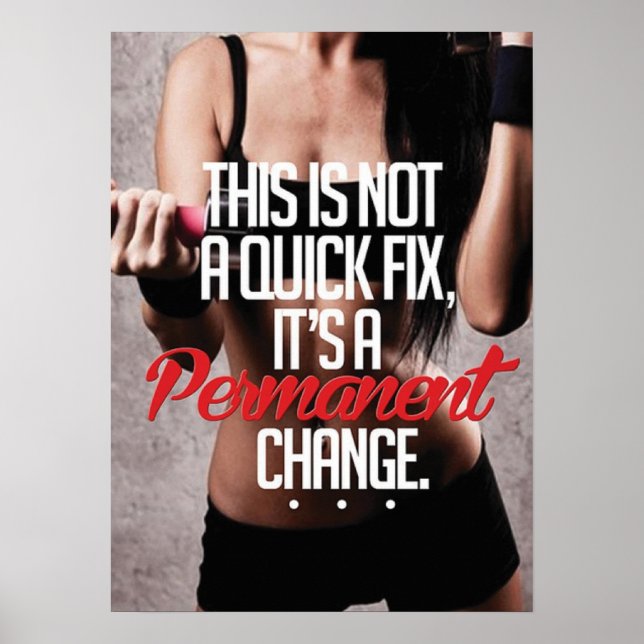 Workout Motivational Poster (Front)
