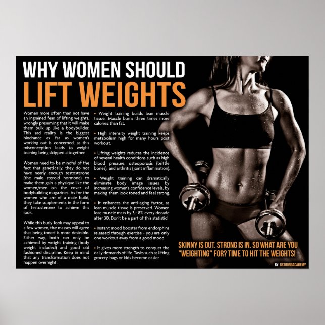 Workout Motivational Poster (Front)