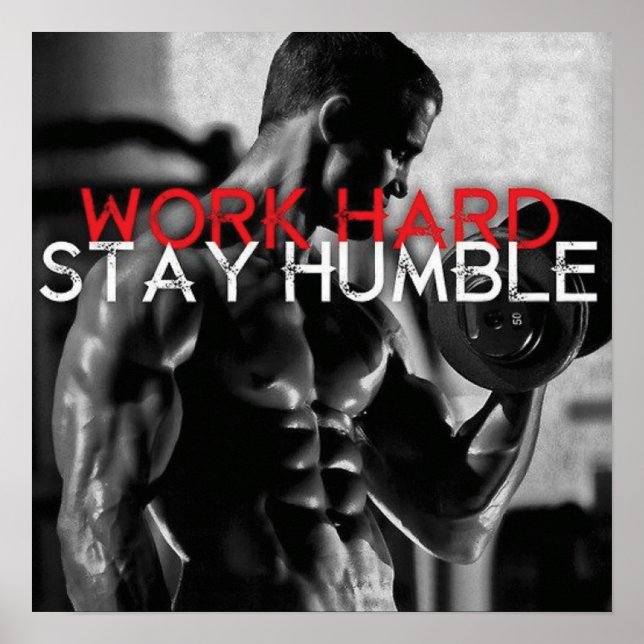 Workout Motivational Poster (Front)