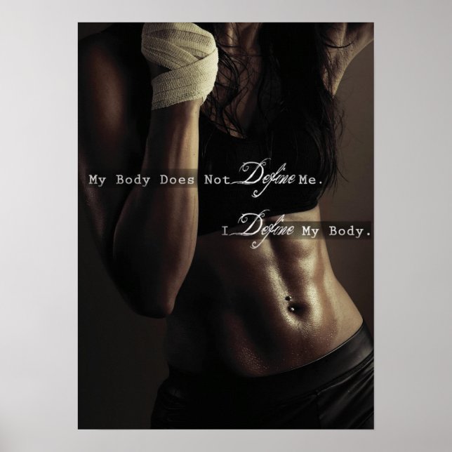 Workout Motivational Poster (Front)