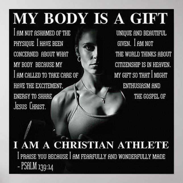 Workout Motivational Poster (Front)