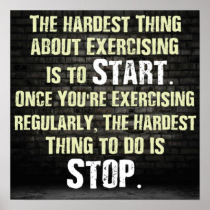 Workout Motivational Poster