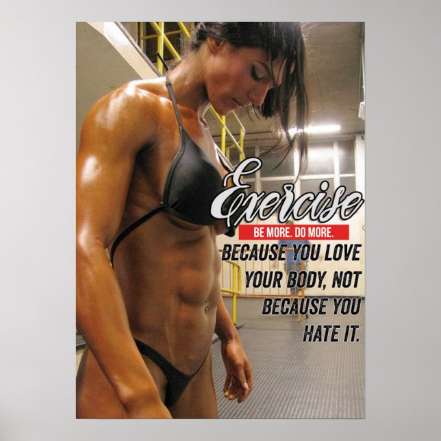 Workout Motivational Poster (Front)