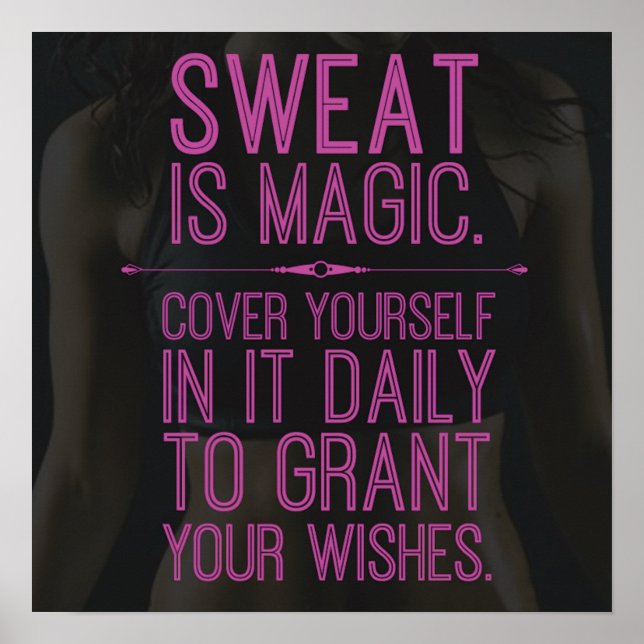 Workout Motivational Poster (Front)