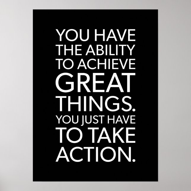 Workout Motivational Poster (Front)