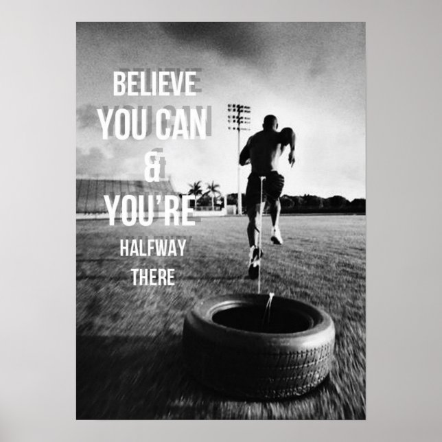 Workout Motivational Poster (Front)