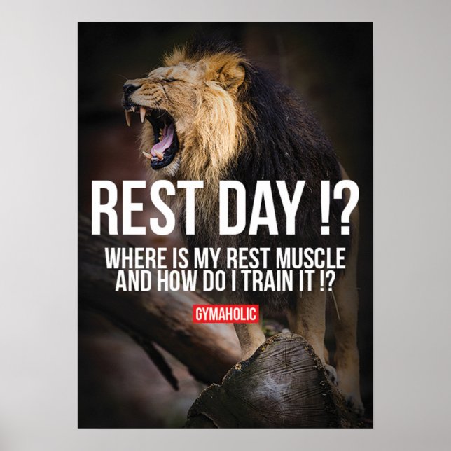 Workout Motivational Poster (Front)