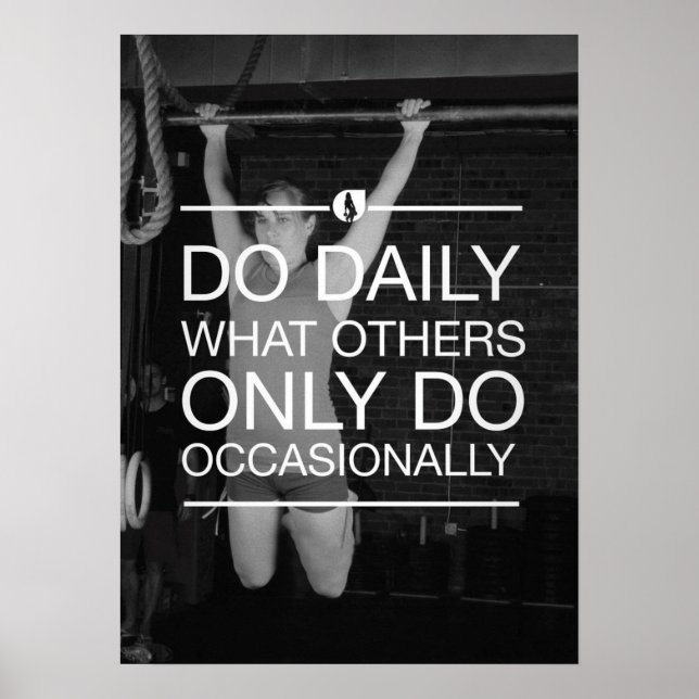 Workout Motivational Poster (Front)