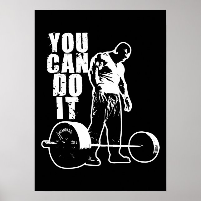 Workout Motivational Poster (Front)
