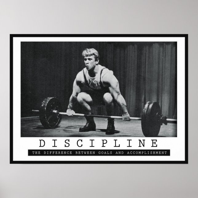 Workout Motivational Poster (Front)
