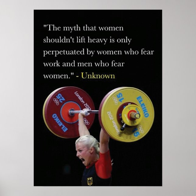 Workout Motivational Poster (Front)