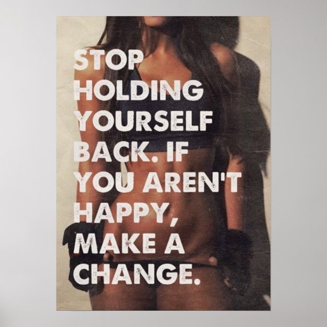 Workout Motivational Poster (Front)