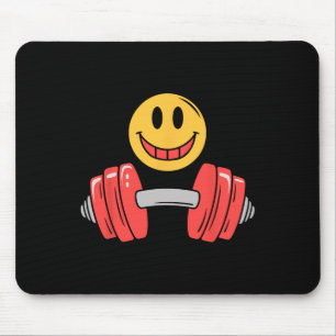 Workout Resting Gym Face Funny Weightlifting Motiv Mouse Mat