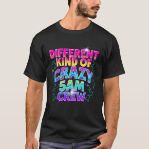 Workout Squad 5 AM Crew Funny Gym Saying Tie Dye H T-Shirt