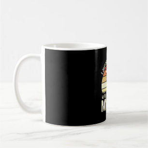 Workout With My Dog Retro Sunset Coffee Mug