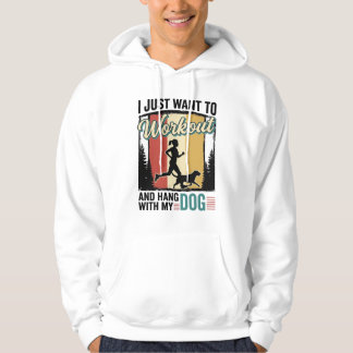 Workout With My Dog Vintage Running Shirt Design_1