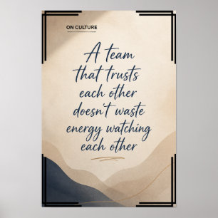 Workplace Culture Poster
