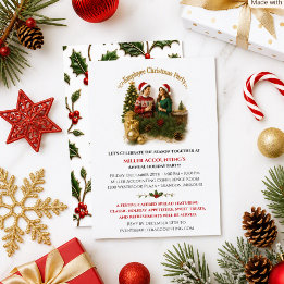 Workplace Employee Christmas Party Invitation