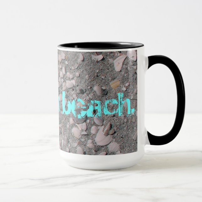 Work's a beach. mug (Right)