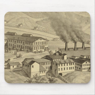 Works of Central Glass Company in West Virginia Mouse Mat