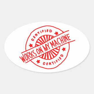 Works on my Machine sticker