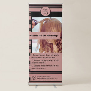 Workshop Hairdressing Salon Retractable Banner