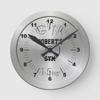 Workshop or Gym Wall Clock