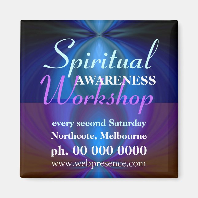Workshop Promote Reminders Magnet (Front)