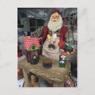Workshop Santa Postcard
