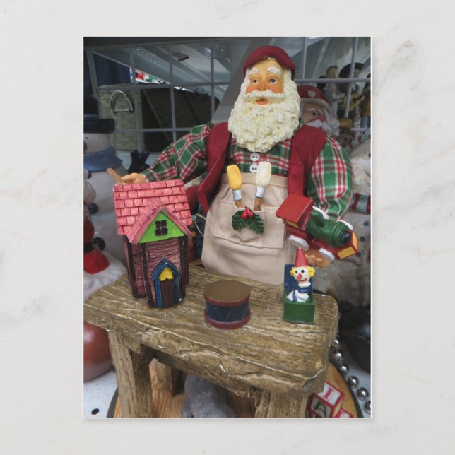 Workshop Santa Postcard (Front)