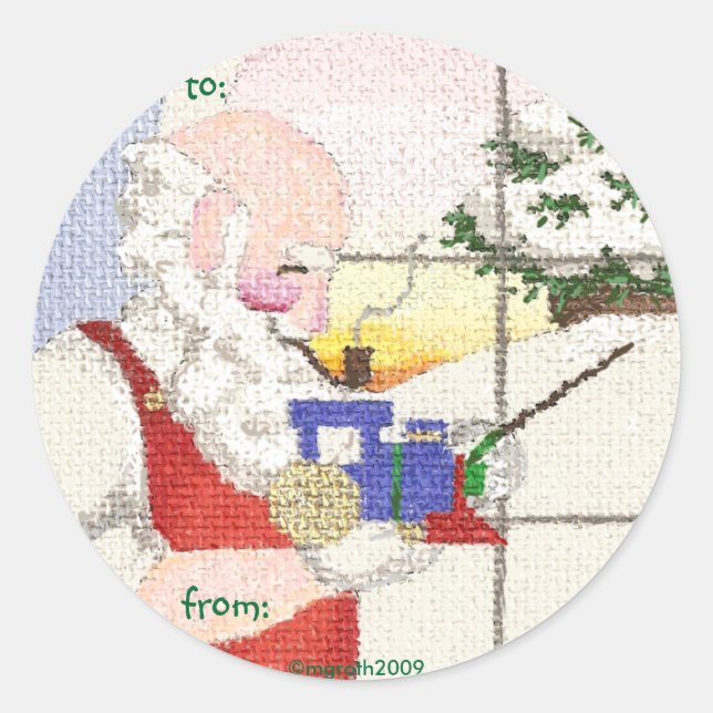 workshop santa sticker (Front)