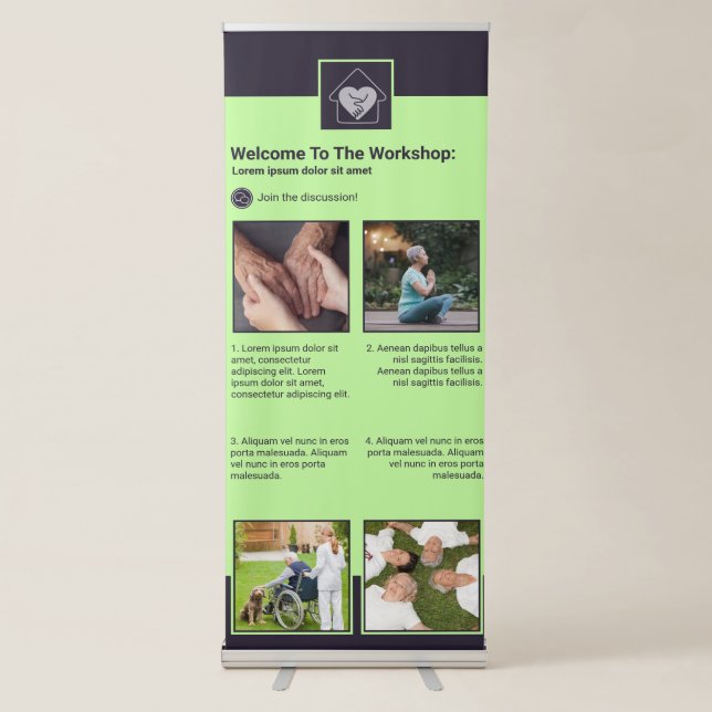 Workshop Senior Home Care Retractable Banner (Front)