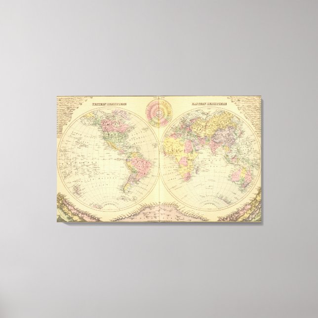 World 10 canvas print (Front)