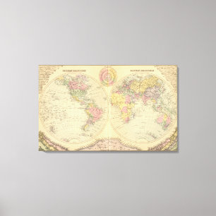 World 10 canvas print