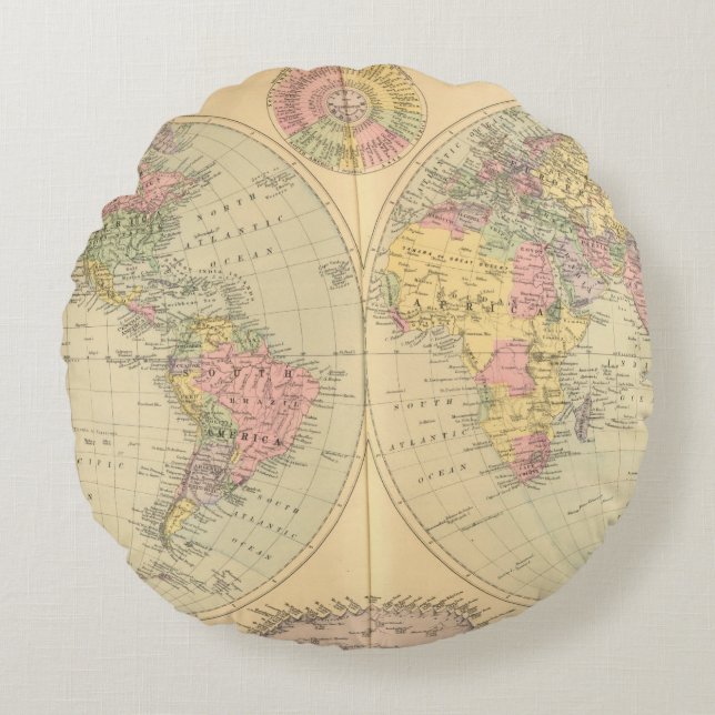 World 10 round cushion (Front)