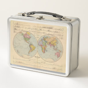 World 11 metal lunch box