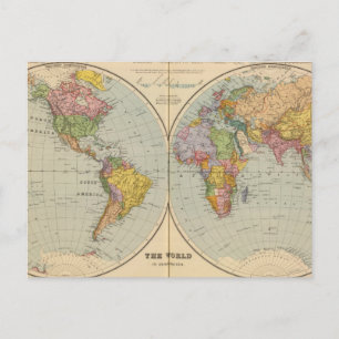 World 11 postcard
