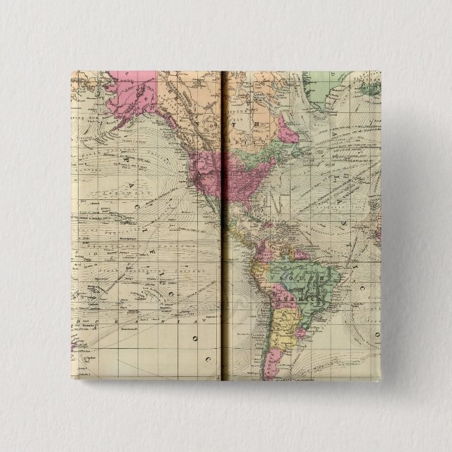 World 15 Cm Square Badge (Front)