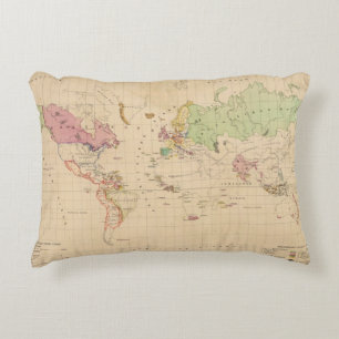 World 2 decorative cushion