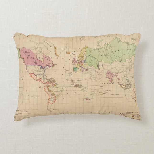 World 2 decorative cushion (Front)