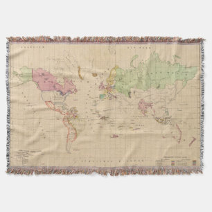 World 2 throw blanket