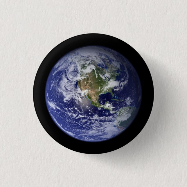 World 3 Cm Round Badge (Front)