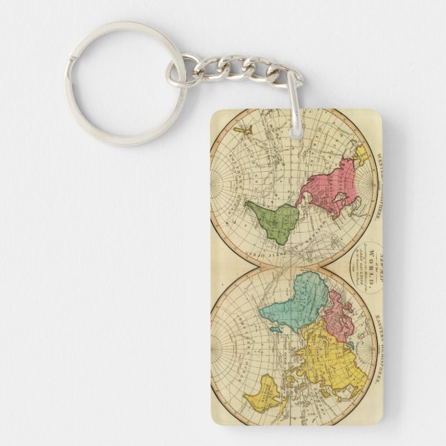 World 3 key ring (Front)