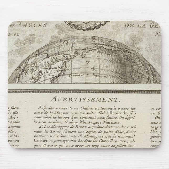 World 3 mouse mat (Front)