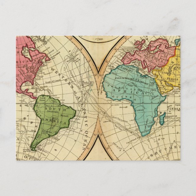 World 3 postcard (Front)