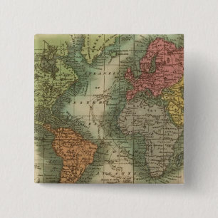 World 4 15 cm square badge