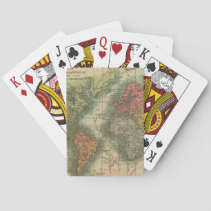 World 4 playing cards